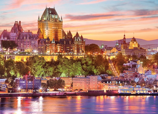 Puzzle Vieux Québec, Canada 1000 pièces Eurographics