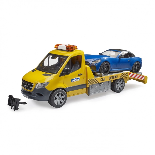 Bruder Voiture de remorquage MB Sprinter avec voiture de sport