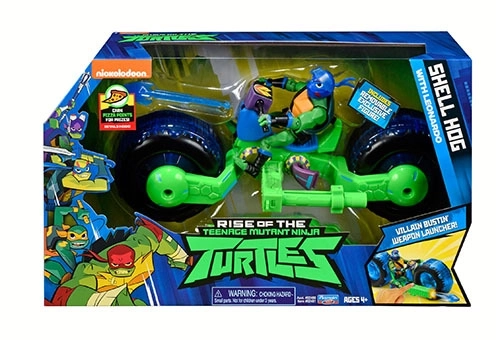 Moto Tortues Ninja avec figurine d'action