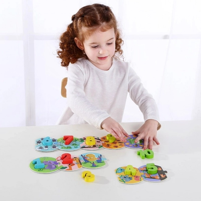 Puzzle éducatif Montessori Tooky Toy