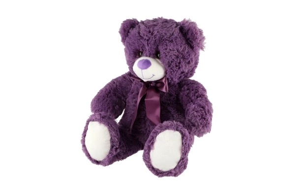 Ours en peluche Michael violet 35 cm