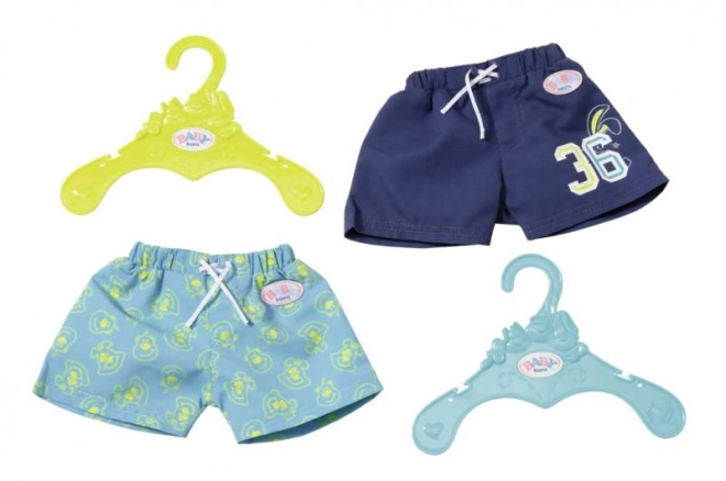 Baby born shorts de plage d'été bleus