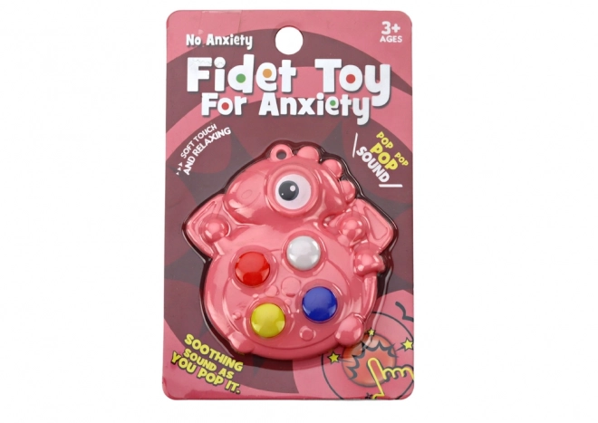 Dinosaure rose Pop It jouet antistress