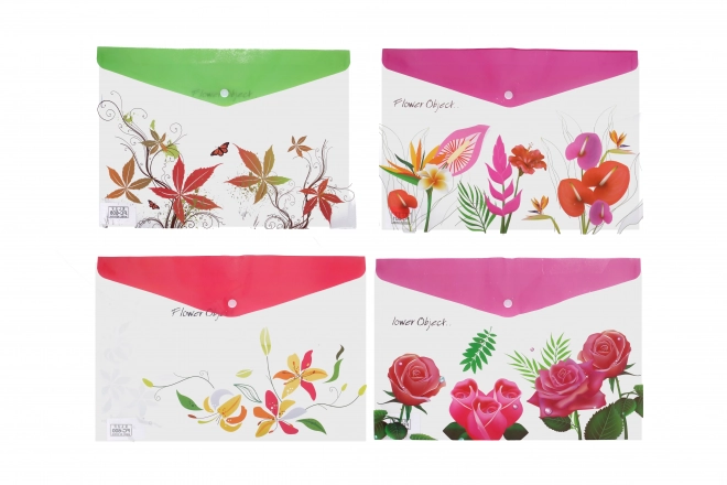 Chemise avec bouton Fleur 26x36 cm