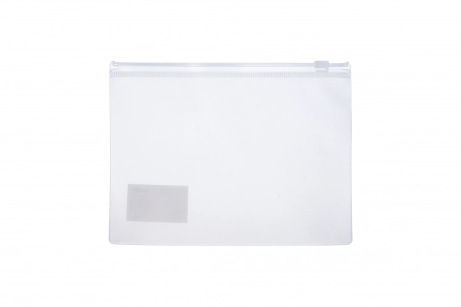 Pochette transparente pour documents avec fermeture éclair