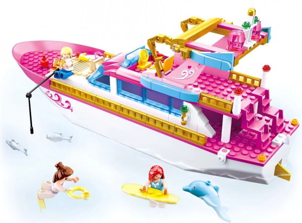 Yacht de luxe riche en détails