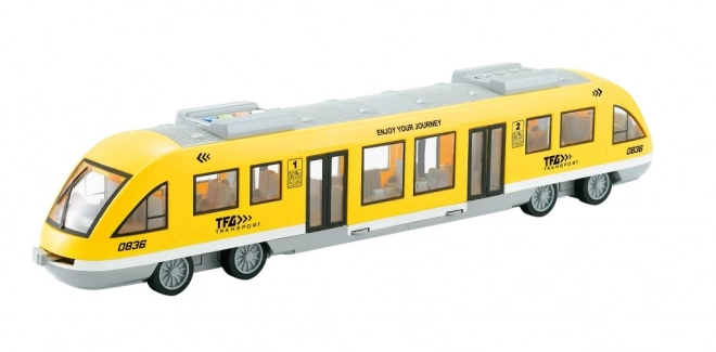 Tramway à inertie jaune 1:16