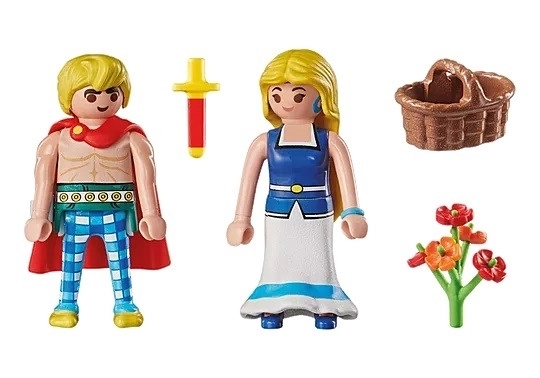 Ensemble Astérix Tragikomik et Falbala