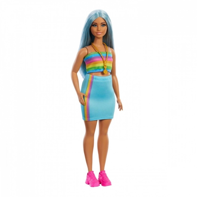 Barbie Fashionistas cheveux longs bleus
