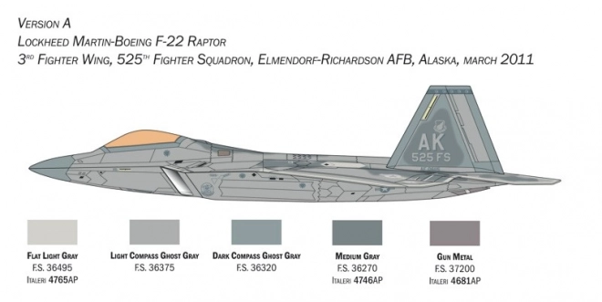 Modèle Lockheed Martin F-22A Raptor
