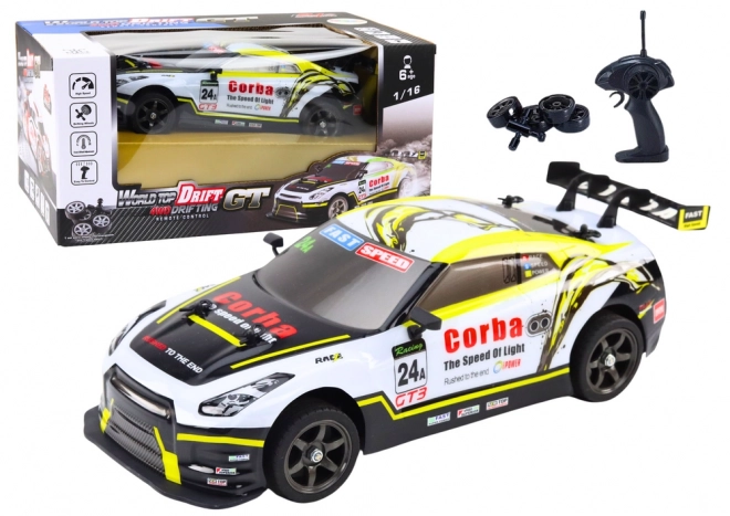 RC Voiture de Sport Drift 1:16 avec Roues Interchangeables