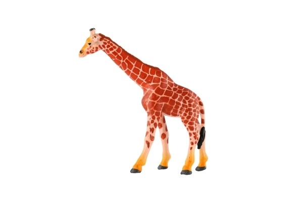 girafe en plastique maillée de 17 cm en sachet