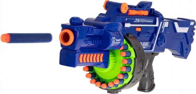 Mitrailleuse rotative Blaze Storm Exekutor 52 cm + 40 munitions NERF