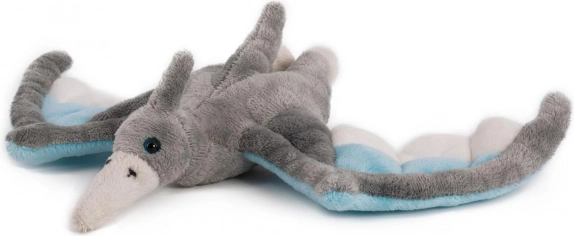 ptérosaure en peluche 29 × 18 cm gris
