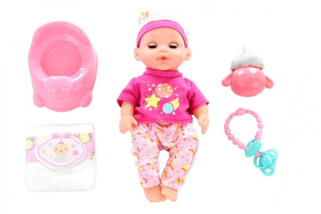 Poupée Tutu Bébé 30 cm avec pipi et sons