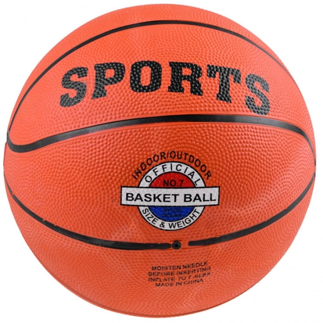 Ballon de basketball orange
