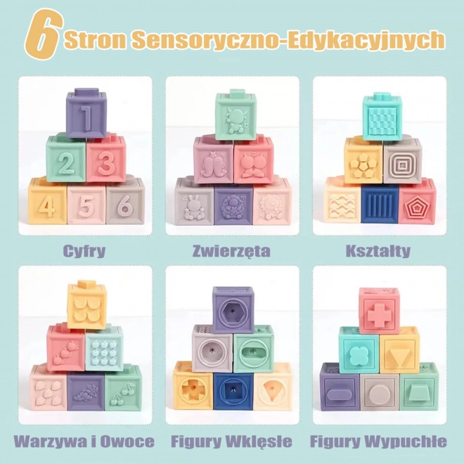 Woopie cubes sensorielles pour enfants avec comptage