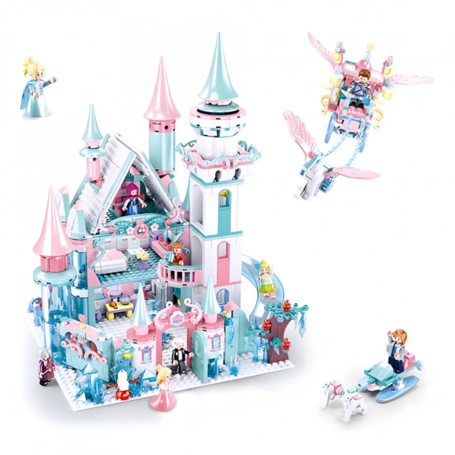 Château de glace pour fées d'hiver