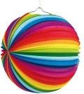 Lampion arc-en-ciel 25 cm