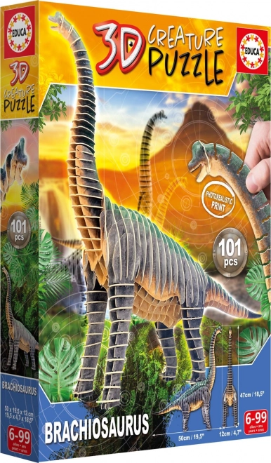 Puzzle 3D Brachiosaurus - 101 pièces
