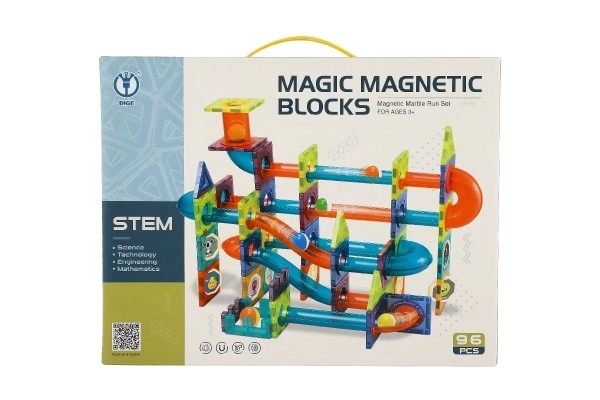 Jeu de construction à billes magnétiques - 96 pièces