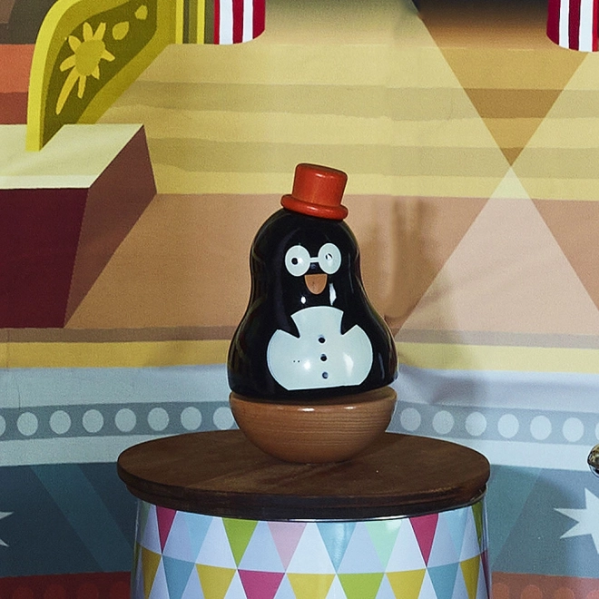 Boîte à musique pingouin René Vilac