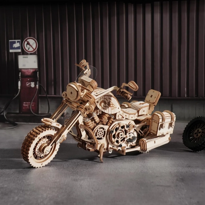 Moto Cruiser LK504 - Maquette en bois 3D