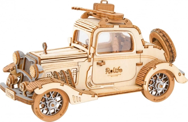 Automobile Vintage - puzzle 3D en bois moderne