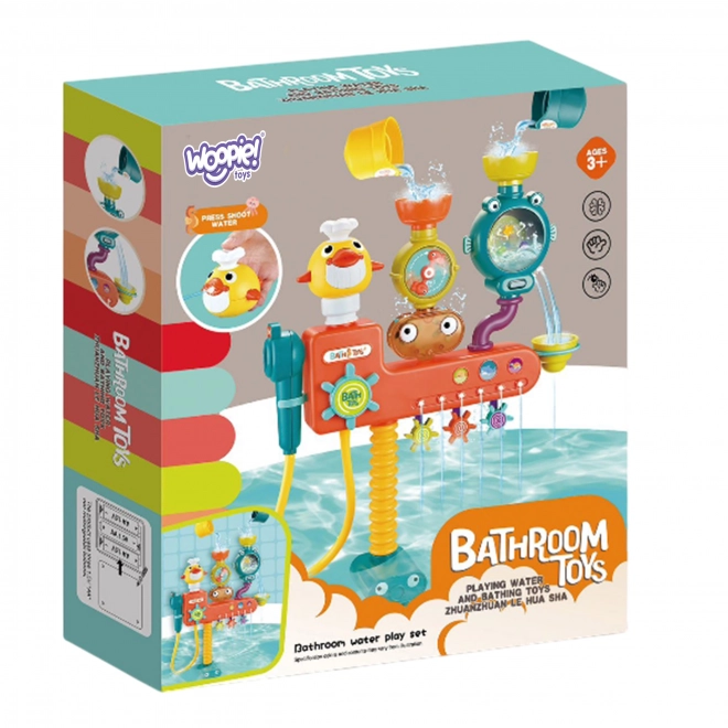 Woopie jouet de bain avec moulin rotatif et gobelets de versement