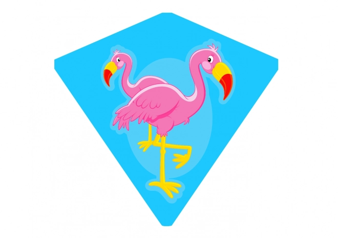 Cerf-volant flamant rose 68 x 73 cm - emballage tchèque