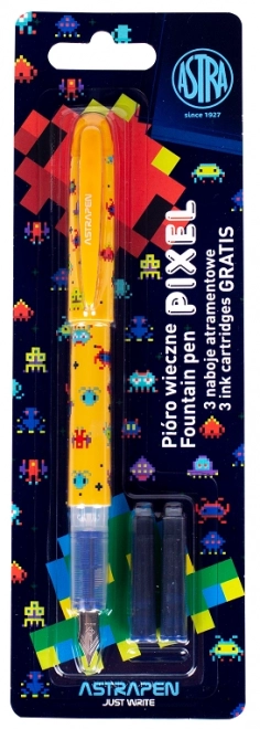 Stylo-plume ASTRA Pixel avec 3 cartouches