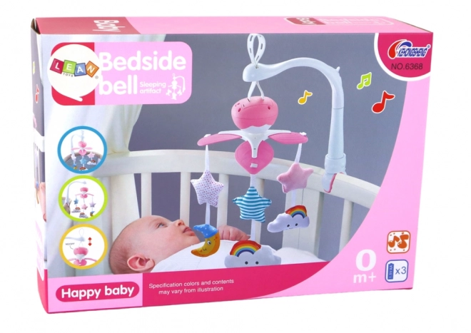 Lit bébé Carousel Baby Sound Sky Pink