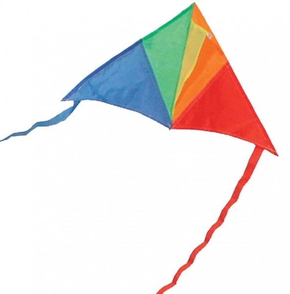 Cerf-volant delta en nylon volant coloré