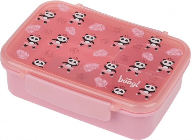 Boîte à goûter Baagl avec compartiments Panda