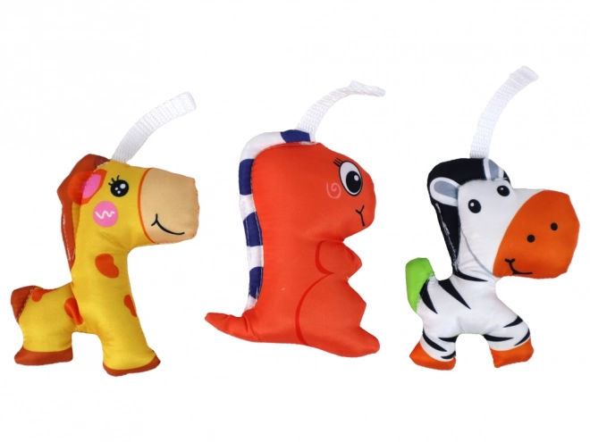 Carrousel avec mélodies et trois animaux pour enfants
