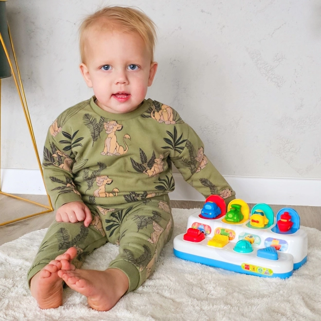 Woopie jouet éducatif pour enfants avec véhicules à ressort Pop-Up