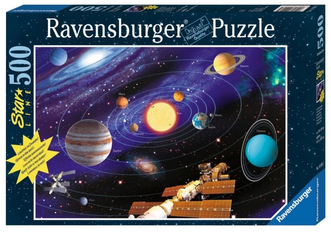 Puzzle lumineux Ravensburger Système Solaire 500 pièces