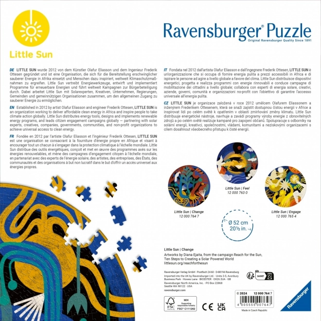 Puzzle Petit Soleil Changement 500 Pièces