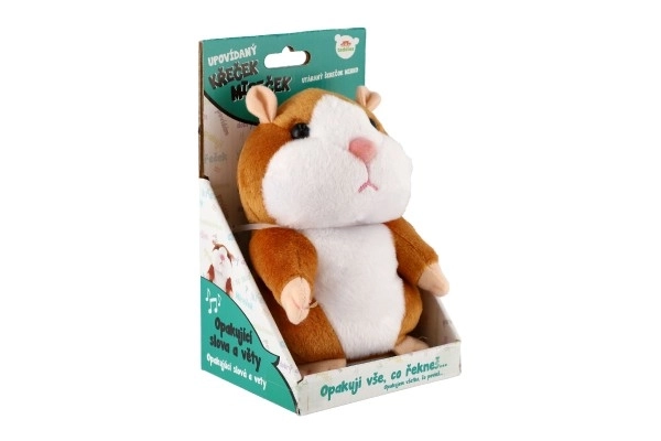 Hamster en peluche parlant Mireček
