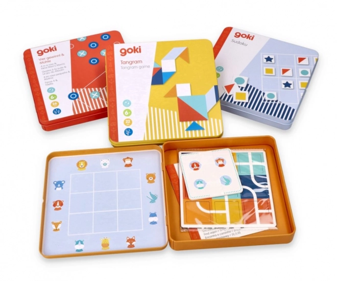 Tangram, jeu magnétique de la société Goki