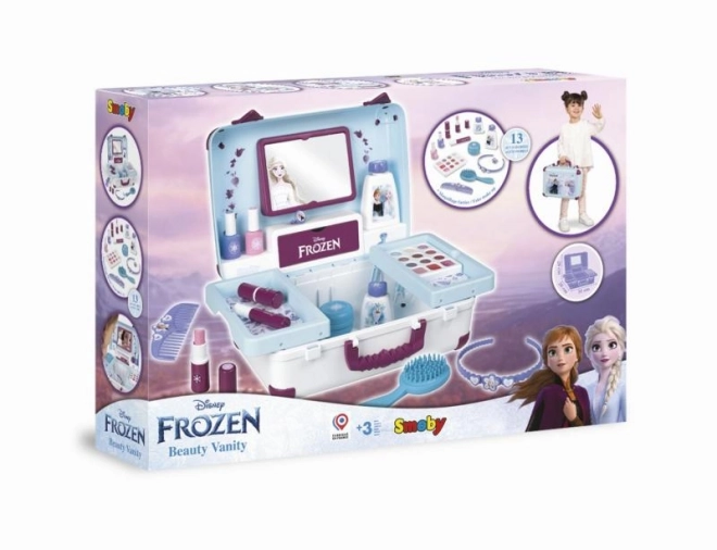Malette cosmétique avec accessoires La Reine des Neiges