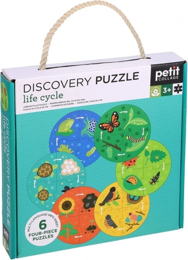 Petit Collage Puzzle Découverte du Cycle de la Vie