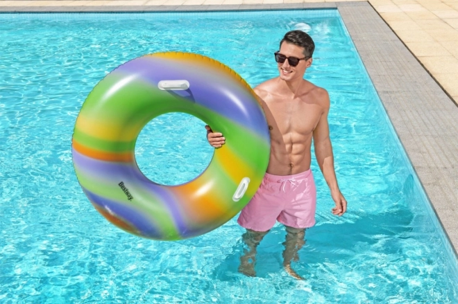 Cercle de natation coloré Bestway Rainbow