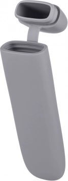 Étui en silicone pour couverts, gris colombe