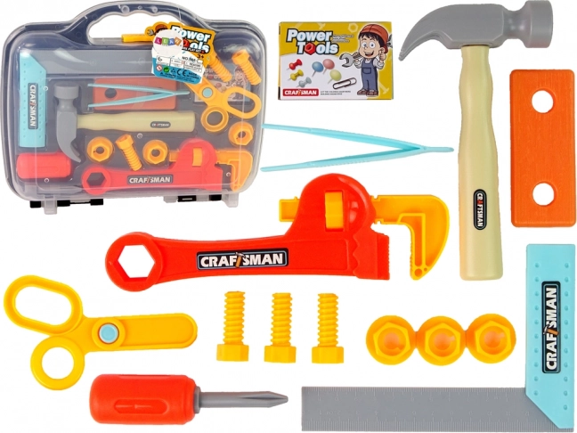 Set d’outils pour enfants dans une mallette