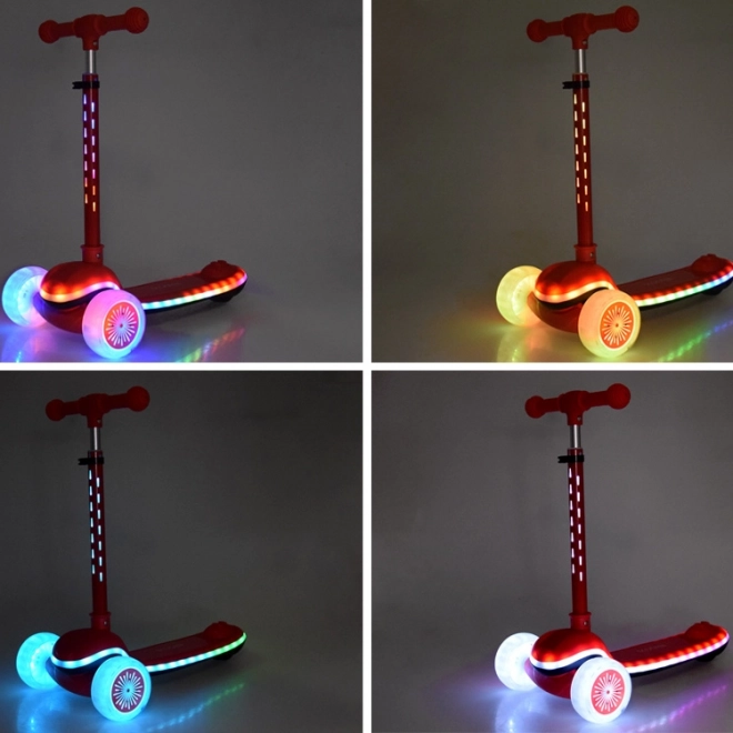 Trottinette d'équilibre pour enfants avec lumières et musique