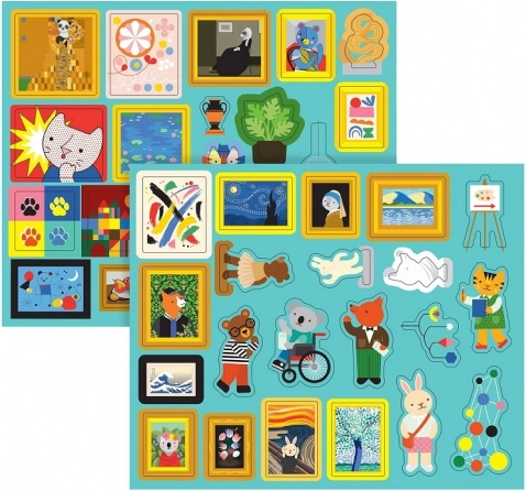 Petit Collage théâtre magnétique Mon Musée
