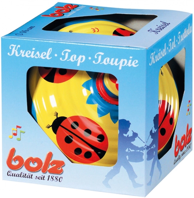 Toupie coccinelle 16 cm
