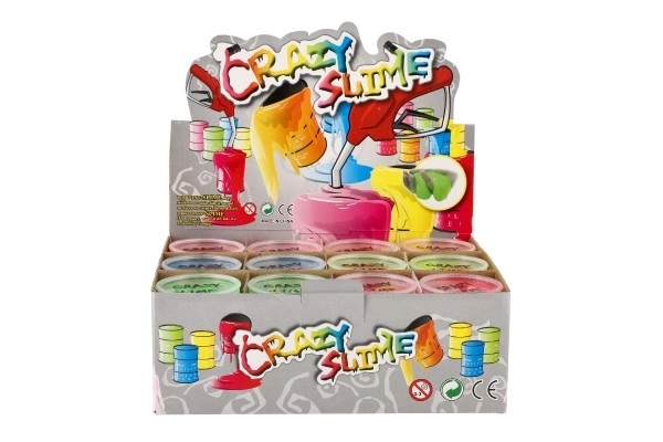 Sliz - masse 80g néon 8x5,5cm couleurs variées