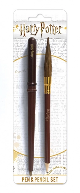 Ensemble d'écriture Harry Potter Stylo et Crayon